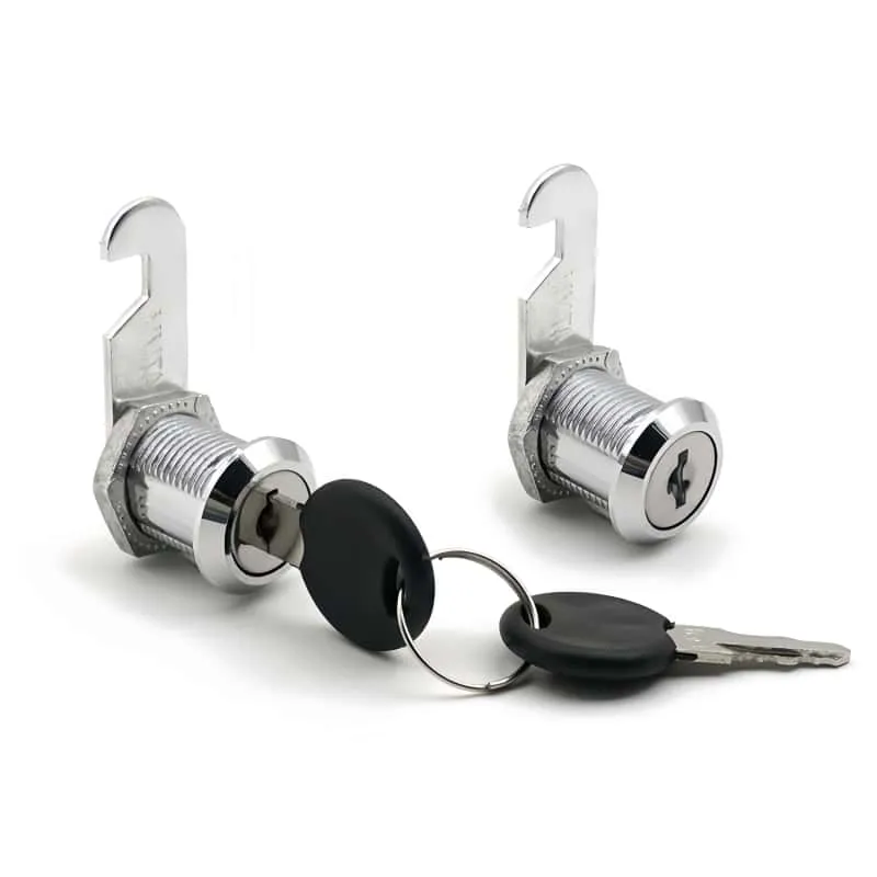 Model 103 Hook Cam Lock Zinc Alloy Lock‑Body Iron Hook Plate Chrome Plated Anti‑Prying Hook Lock for Drawer & Filing Cabinet