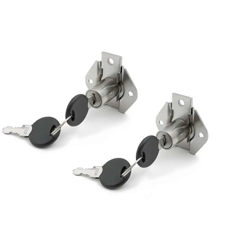 Model 137 Cam Lock Zinc Alloy Cylinder Iron Housing Nickel Plated Drawer Lock for Office Filing Cabinet